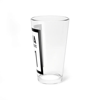 WV-21 1922 (Virginia) (Road Sign) Pint Glss 16oz - Go Mug Yourself