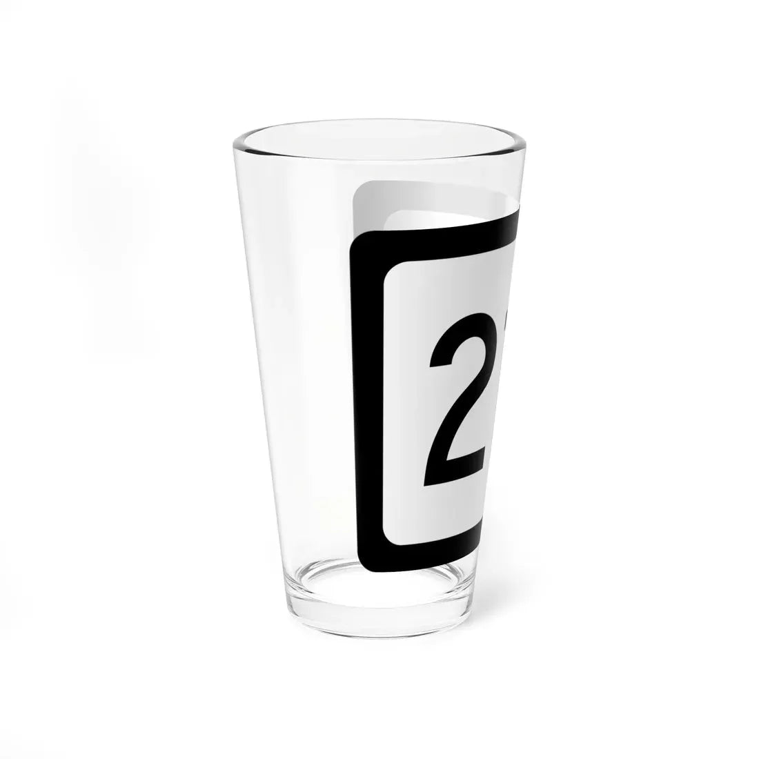 WV-210 (Virginia) (Road Sign) Pint Glass 16oz - Go Mug Yourself
