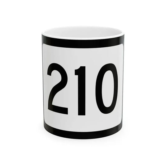 WV-210 (Virginia) (Road Sign) White Coffee Mug 11oz - Go Mug Yourself