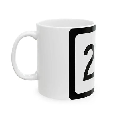 WV-210 (Virginia) (Road Sign) White Coffee Mug - Go Mug Yourself