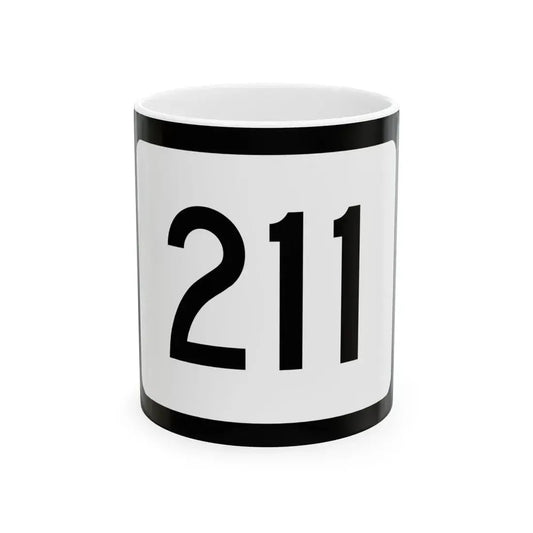 WV-211 (Virginia) (Road Sign) White Coffee Mug 11oz - Go Mug Yourself