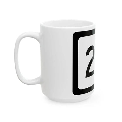 WV-214 (Virginia) (Road Sign) White Coffee Mug - Go Mug Yourself