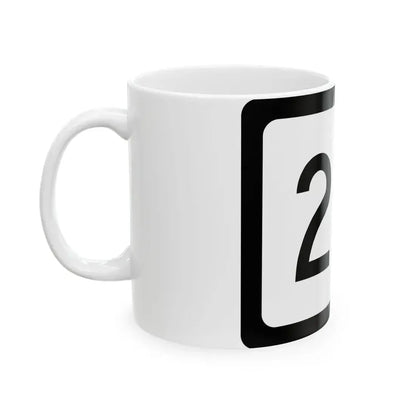 WV-218 (Virginia) (Road Sign) White Coffee Mug - Go Mug Yourself