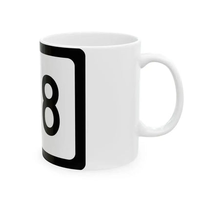WV-218 (Virginia) (Road Sign) White Coffee Mug - Go Mug Yourself