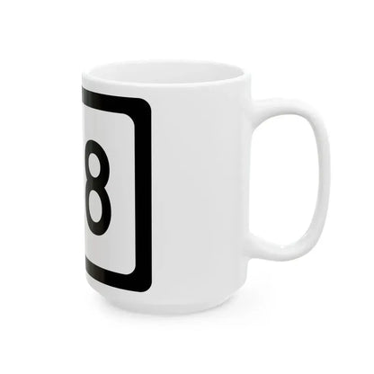 WV-218 (Virginia) (Road Sign) White Coffee Mug - Go Mug Yourself