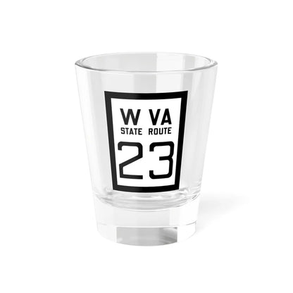 WV-23 1922 (Virginia) (Road Sign) Shot Glass 1.5oz 1.5oz - Go Mug Yourself