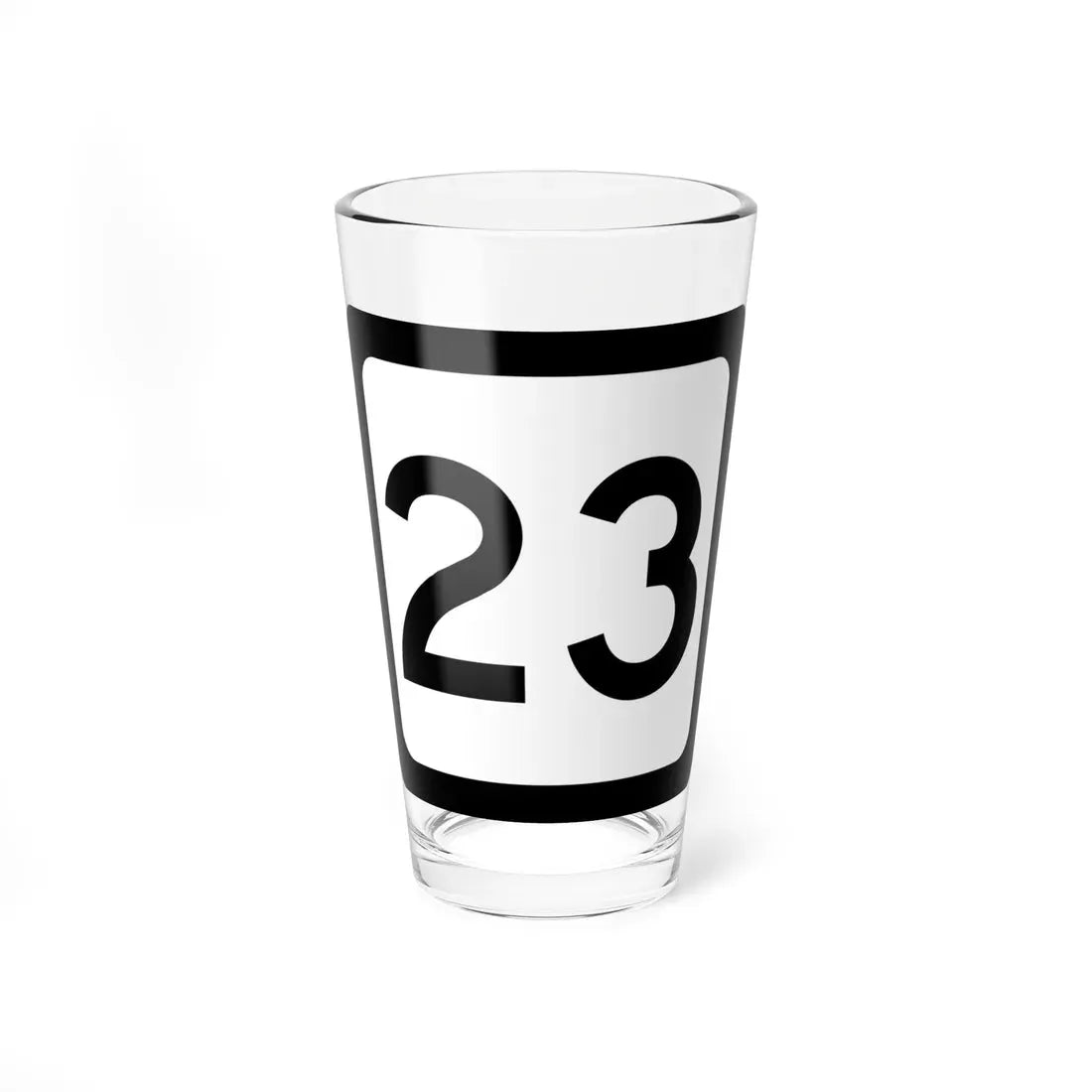 WV-23 (Virginia) (Road Sign) Pint Glass 16oz 16oz - Go Mug Yourself