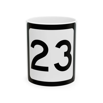 WV-23 (Virginia) (Road Sign) White Coffee Mug 11oz - Go Mug Yourself