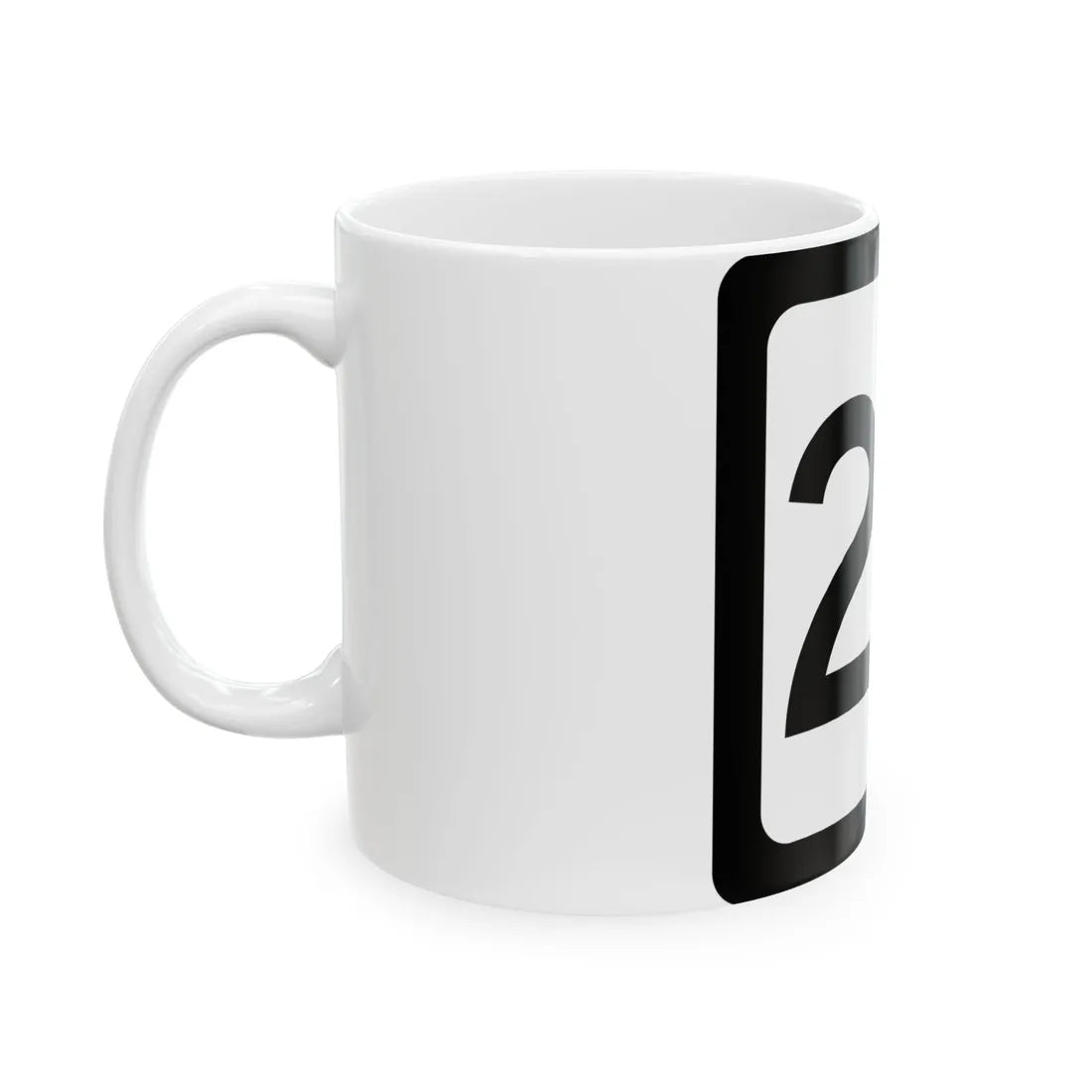 WV-23 (Virginia) (Road Sign) White Coffee Mug - Go Mug Yourself