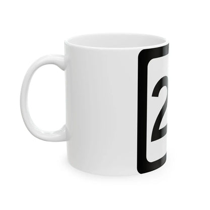 WV-23 (Virginia) (Road Sign) White Coffee Mug - Go Mug Yourself