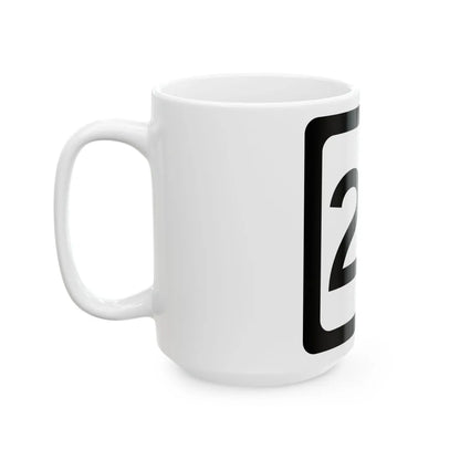 WV-23 (Virginia) (Road Sign) White Coffee Mug - Go Mug Yourself