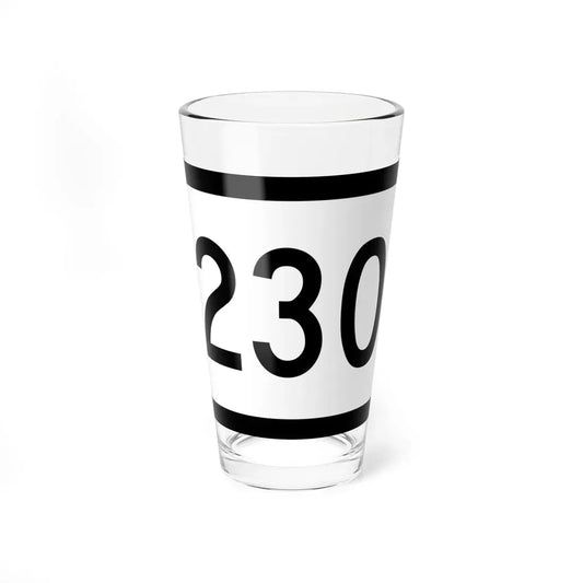 WV-230 (Virginia) (Road Sign) Pint Glass 16oz 16oz - Go Mug Yourself