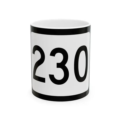 WV-230 (Virginia) (Road Sign) White Coffee Mug 11oz - Go Mug Yourself