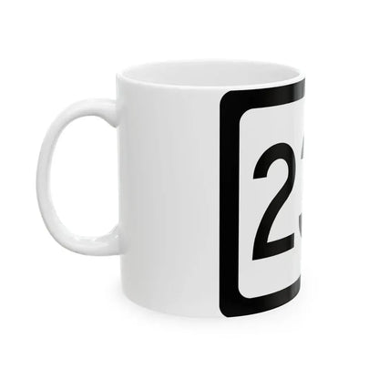 WV-230 (Virginia) (Road Sign) White Coffee Mug - Go Mug Yourself