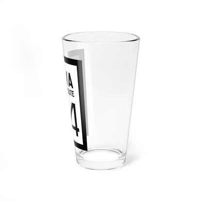 WV-24 1922 (Virginia) (Road Sign) Pint Glss 16oz - Go Mug Yourself