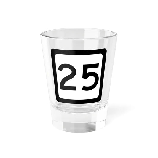 WV-25 (Virginia) (Road Sign) Shot Glass 1.5oz 1.5oz - Go Mug Yourself