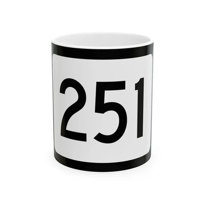 WV-251 (Virginia) (Road Sign) White Coffee Mug 11oz - Go Mug Yourself