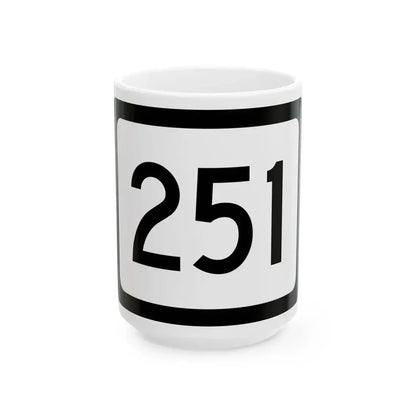 WV-251 (Virginia) (Road Sign) White Coffee Mug 15oz - Go Mug Yourself
