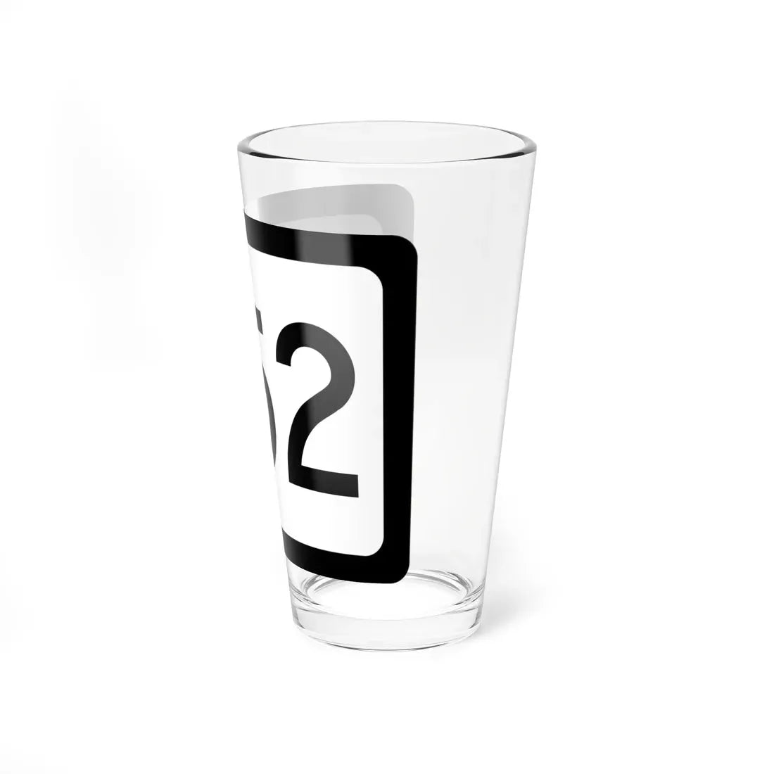 WV-252 (Virginia) (Road Sign) Pint Glass 16oz - Go Mug Yourself