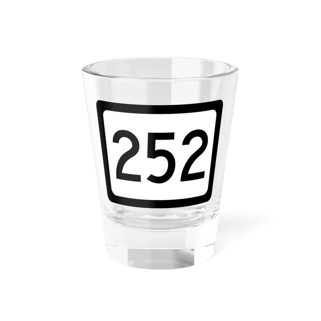 WV-252 (Virginia) (Road Sign) Shot Glass 1.5oz 1.5oz - Go Mug Yourself