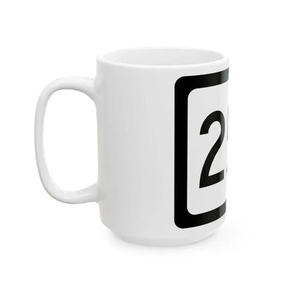 WV-252 (Virginia) (Road Sign) White Coffee Mug - Go Mug Yourself