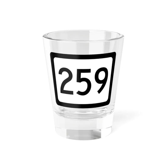 WV-259 (Virginia) (Road Sign) Shot Glass 1.5oz 1.5oz - Go Mug Yourself