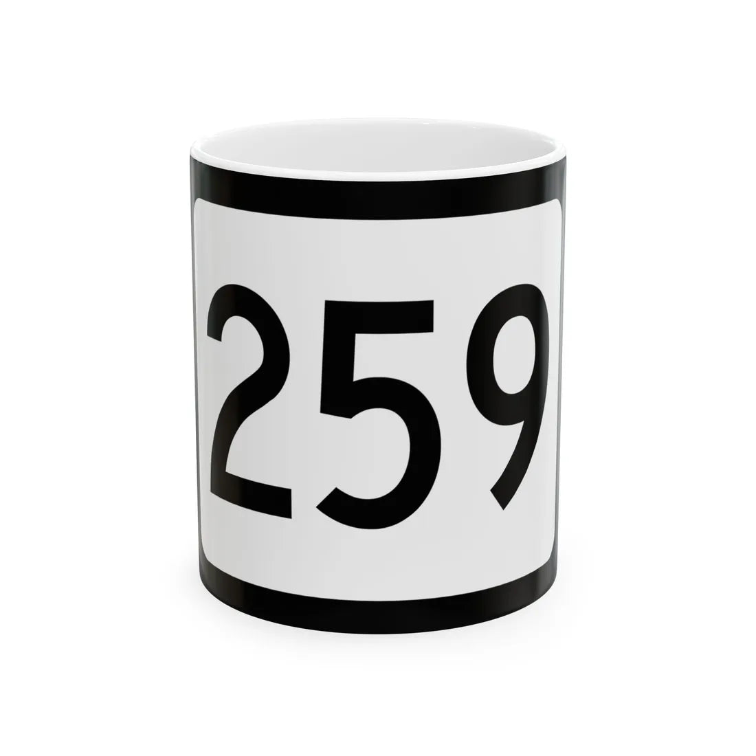 WV-259 (Virginia) (Road Sign) White Coffee Mug 11oz - Go Mug Yourself