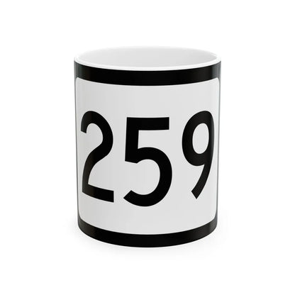 WV-259 (Virginia) (Road Sign) White Coffee Mug 11oz - Go Mug Yourself