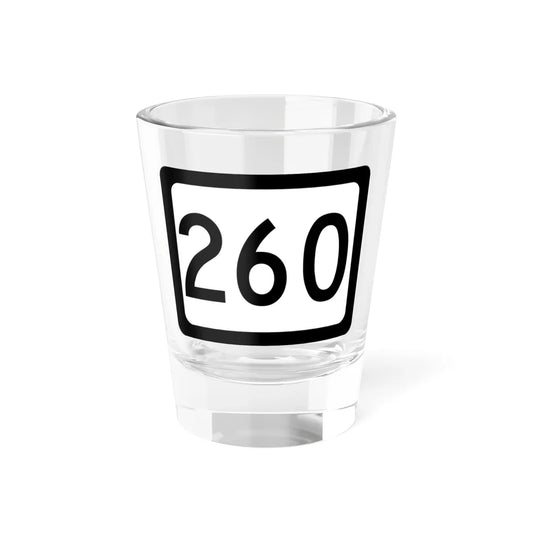 WV-260 (Virginia) (Road Sign) Shot Glass 1.5oz 1.5oz - Go Mug Yourself