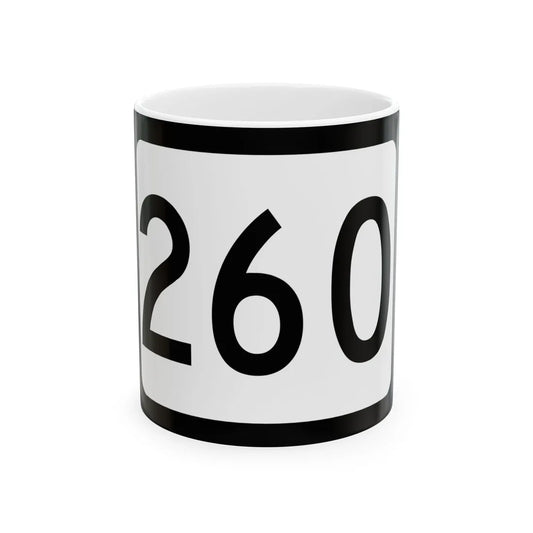 WV-260 (Virginia) (Road Sign) White Coffee Mug 11oz - Go Mug Yourself