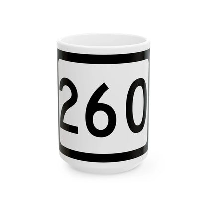 WV-260 (Virginia) (Road Sign) White Coffee Mug 15oz - Go Mug Yourself