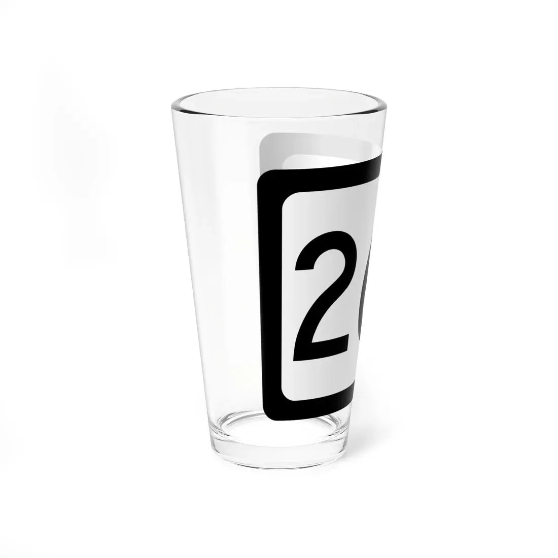 WV-268 (Virginia) (Road Sign) Pint Glass 16oz - Go Mug Yourself