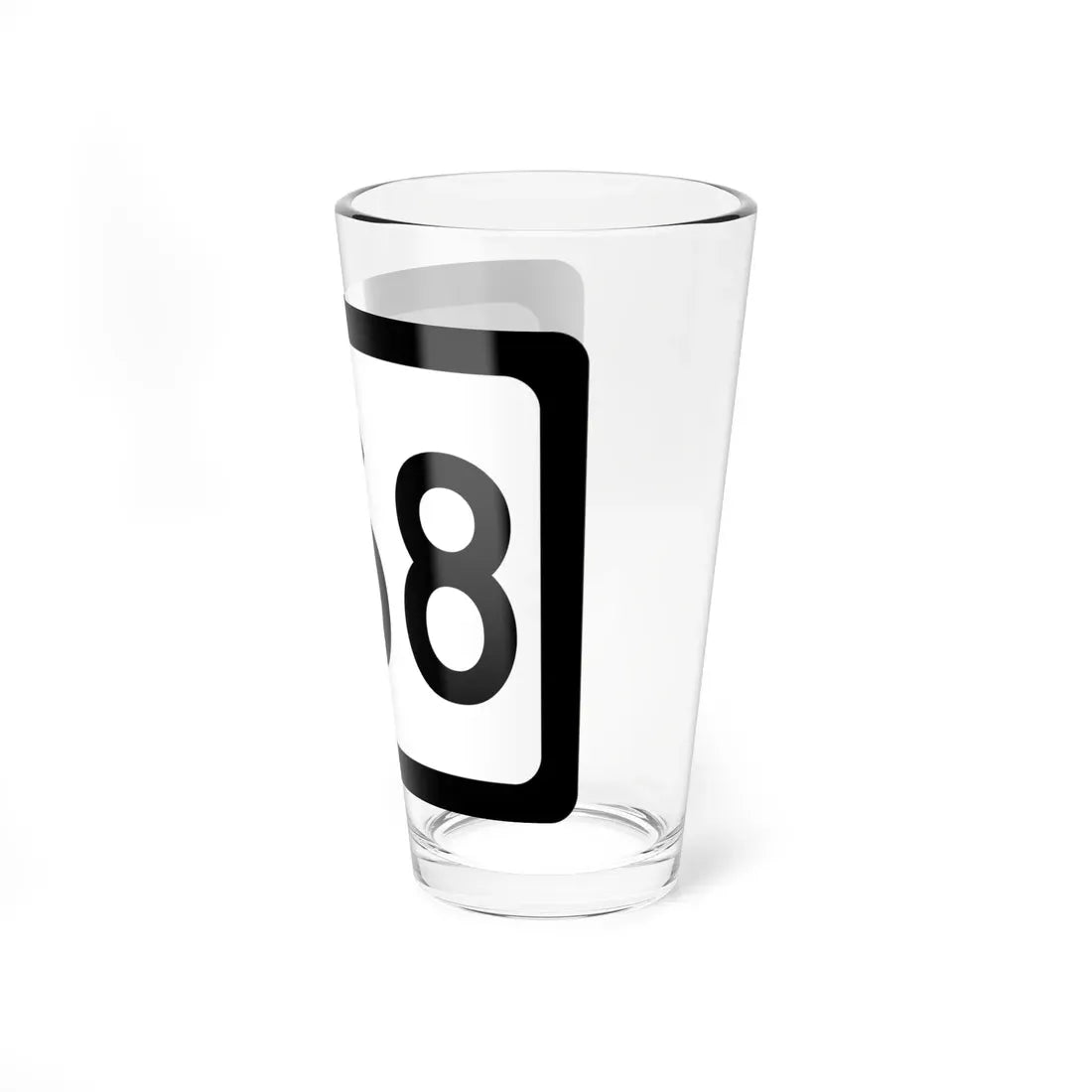 WV-268 (Virginia) (Road Sign) Pint Glass 16oz - Go Mug Yourself