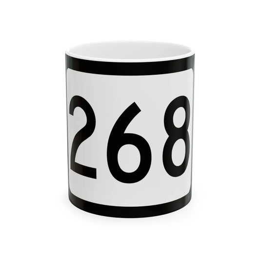 WV-268 (Virginia) (Road Sign) White Coffee Mug 11oz - Go Mug Yourself