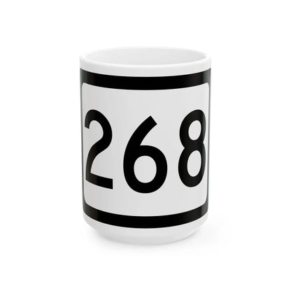WV-268 (Virginia) (Road Sign) White Coffee Mug 15oz - Go Mug Yourself
