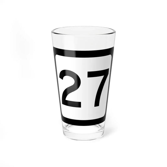 WV-27 (Virginia) (Road Sign) Pint Glass 16oz 16oz - Go Mug Yourself