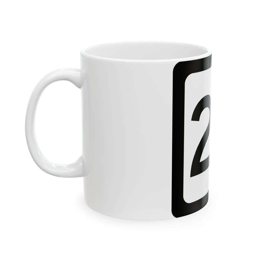 WV-27 (Virginia) (Road Sign) White Coffee Mug - Go Mug Yourself