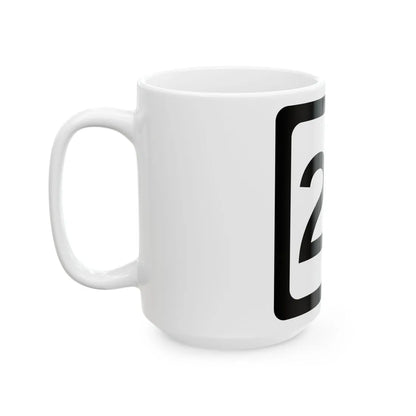 WV-27 (Virginia) (Road Sign) White Coffee Mug - Go Mug Yourself