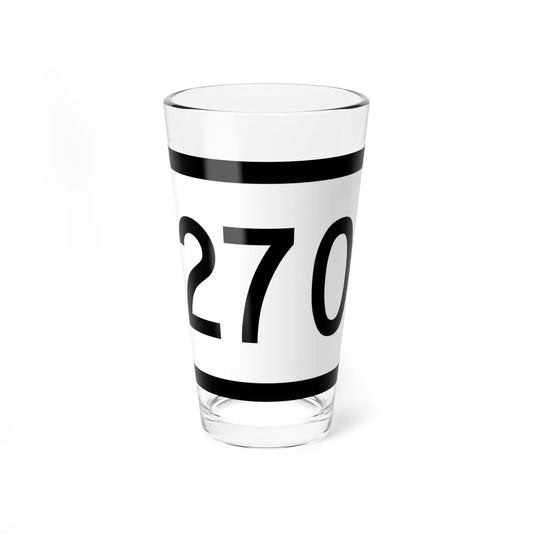 WV-270 (Virginia) (Road Sign) Pint Glass 16oz 16oz - Go Mug Yourself