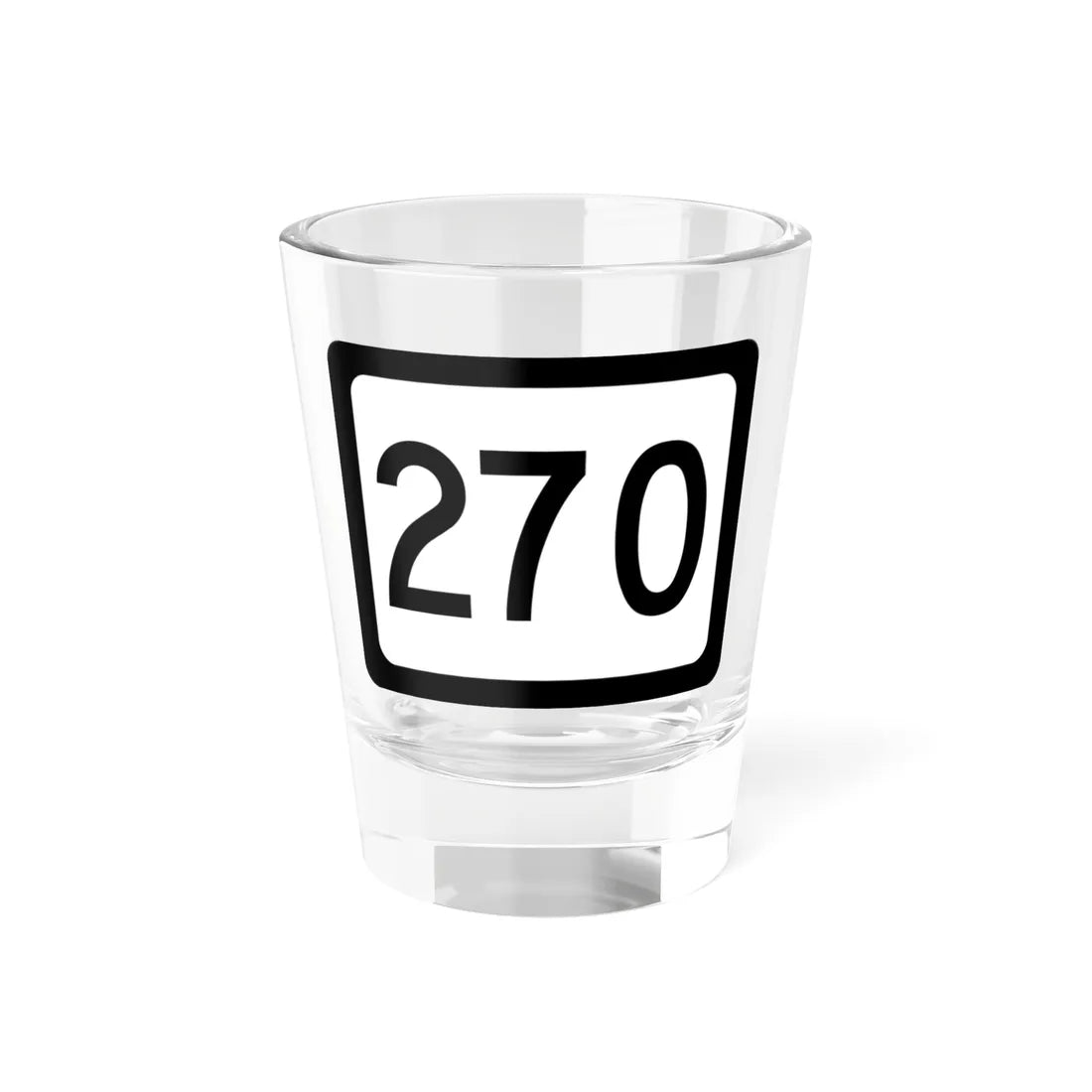 WV-270 (Virginia) (Road Sign) Shot Glass 1.5oz 1.5oz - Go Mug Yourself