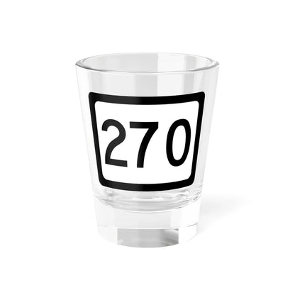 WV-270 (Virginia) (Road Sign) Shot Glass 1.5oz 1.5oz - Go Mug Yourself