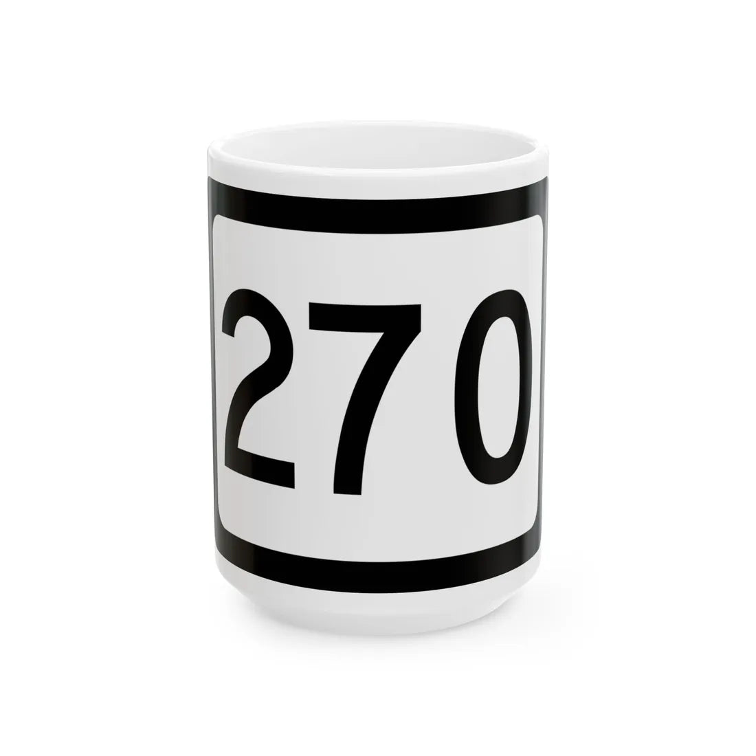 WV-270 (Virginia) (Road Sign) White Coffee Mug 15oz - Go Mug Yourself