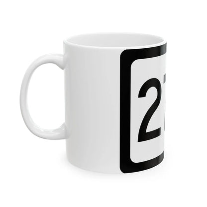 WV-270 (Virginia) (Road Sign) White Coffee Mug - Go Mug Yourself