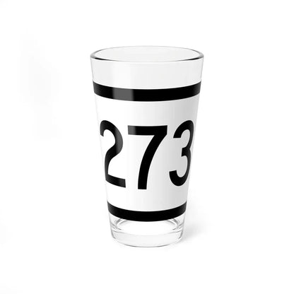 WV-273 (Virginia) (Road Sign) Pint Glass 16oz 16oz - Go Mug Yourself