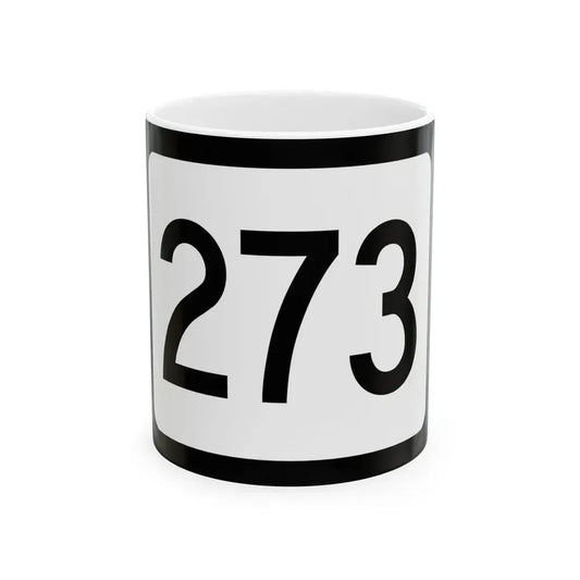 WV-273 (Virginia) (Road Sign) White Coffee Mug 11oz - Go Mug Yourself