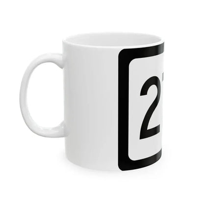 WV-273 (Virginia) (Road Sign) White Coffee Mug - Go Mug Yourself