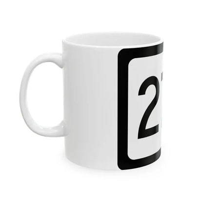 WV-279 (Virginia) (Road Sign) White Coffee Mug - Go Mug Yourself