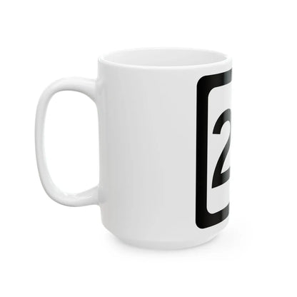 WV-28 (Virginia) (Road Sign) White Coffee Mug - Go Mug Yourself