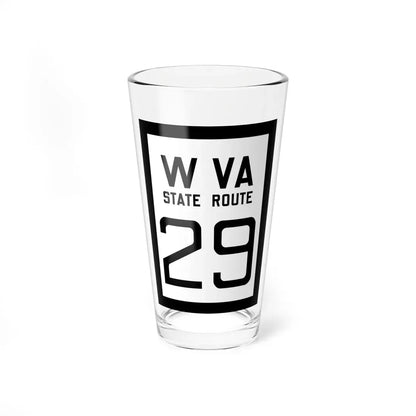 WV-29 1922 (Virginia) (Road Sign) Pint Glass 16oz 16oz - Go Mug Yourself