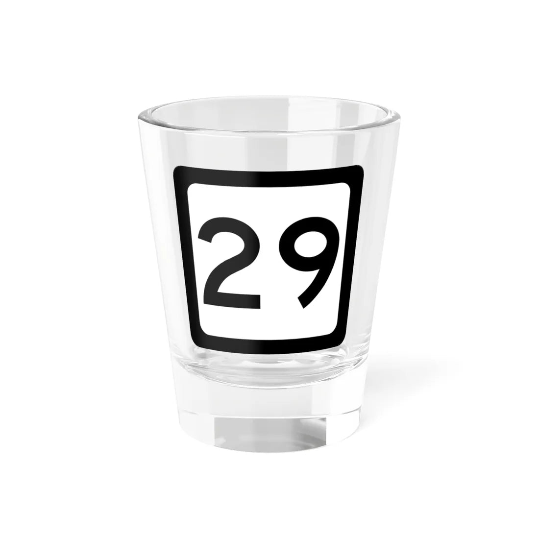 WV-29 (Virginia) (Road Sign) Shot Glass 1.5oz 1.5oz - Go Mug Yourself